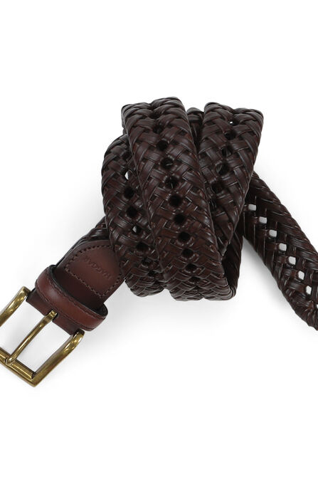 Braided Dress Belt, Brown view# 1