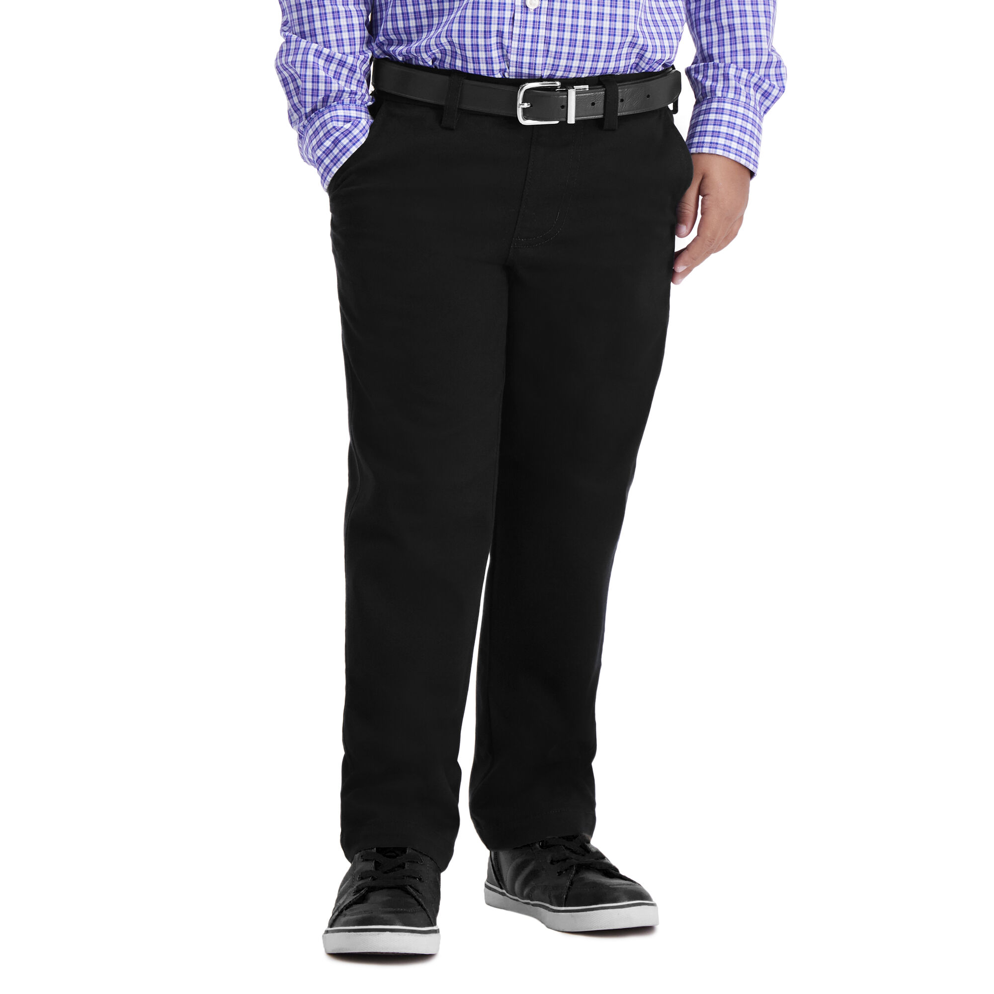 Haggar Boys Sustainable Chino (4-7) Black (BCB0001) photo