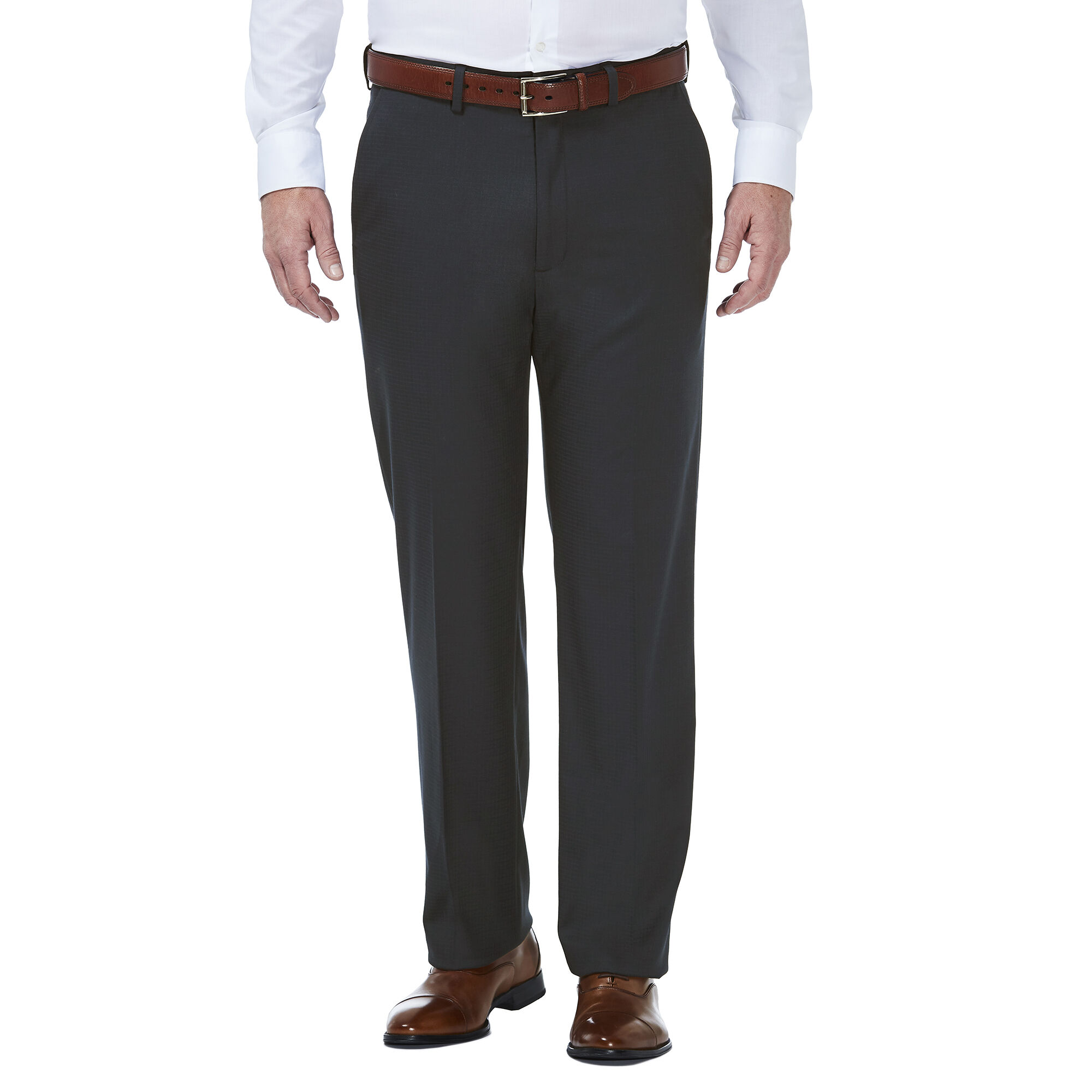 J.M. Haggar Grid Suit Pant Black / Charcoal (HY00275 Clothing Pants) photo