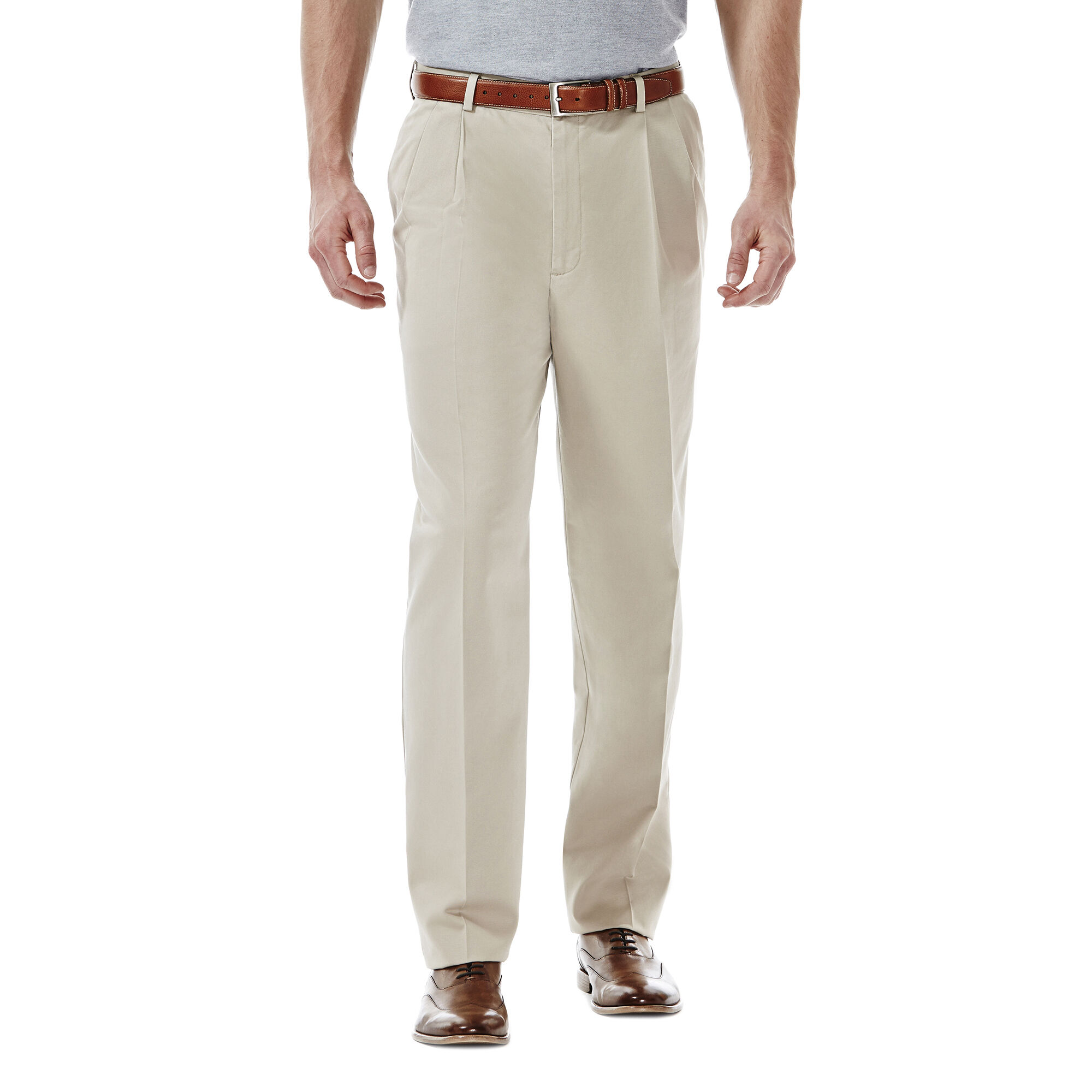 Haggar Work To Weekend Khaki British Khaki (41114957524 Clothing Pants) photo