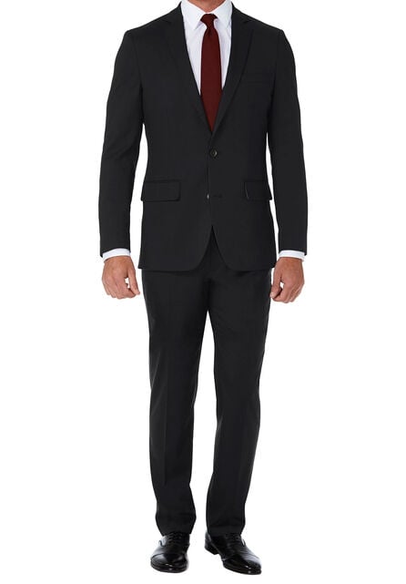 J.M. Haggar Premium Stretch Shadow Check Suit Jacket, Black