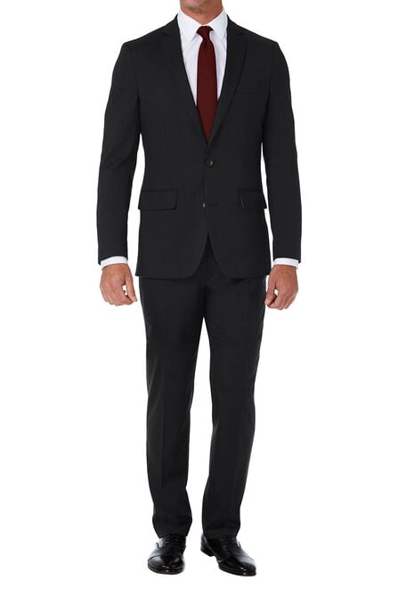 J.M. Haggar Premium Stretch Shadow Check Suit Jacket, Black view# 1