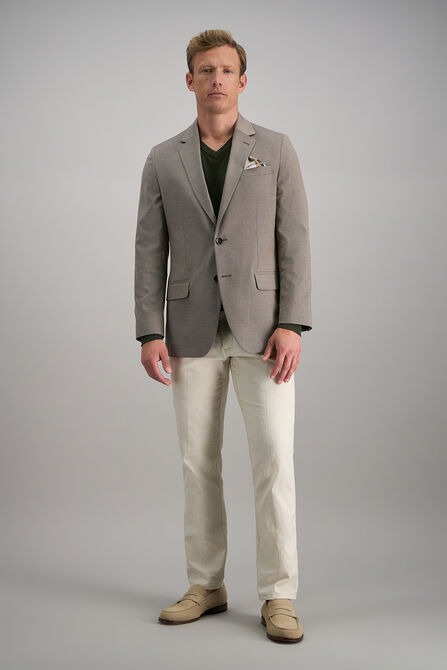 J.M. Haggar Mini Dobby Sport Coat, Mocha view# 3