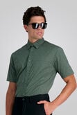 Poplin Button Down Shirt,  Green view# 4