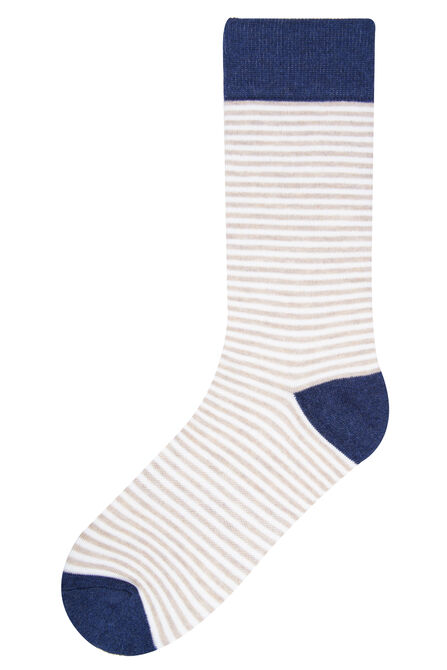Coolwood Stripe Socks, Brown Heather view# 1