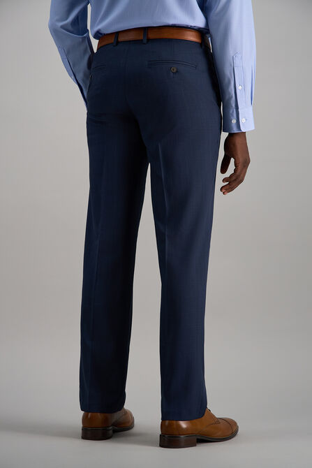 Premium Comfort Dress Pant - Tonal Windowpane, BLUE view# 4