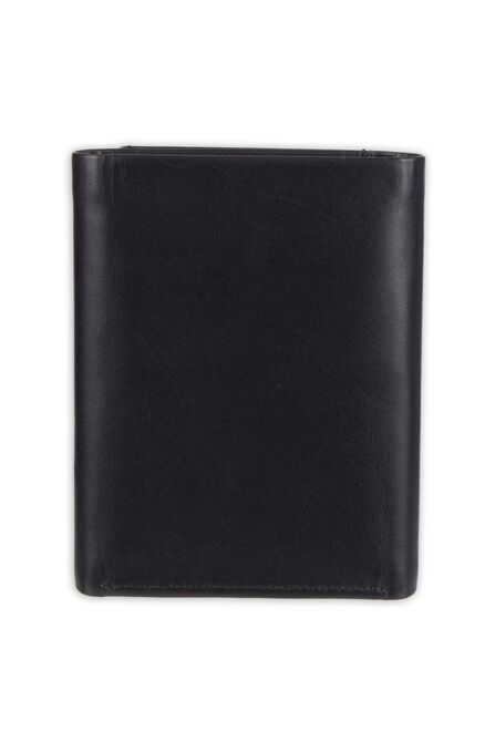 RFID Extra Capacity Trifold Wallet - Best Dad Ever Emboss, Black view# 6