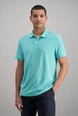 Short Sleeve Pique Polo, Teal view# 1