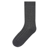 Ribbed Dress Socks, Bean view# 1