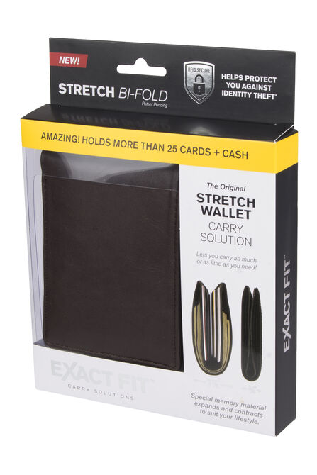 RFID Stretch Wallet, Brown view# 3