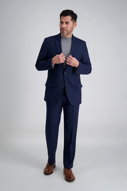 J.M. Haggar 4-Way Stretch Suit Jacket, BLUE view# 1