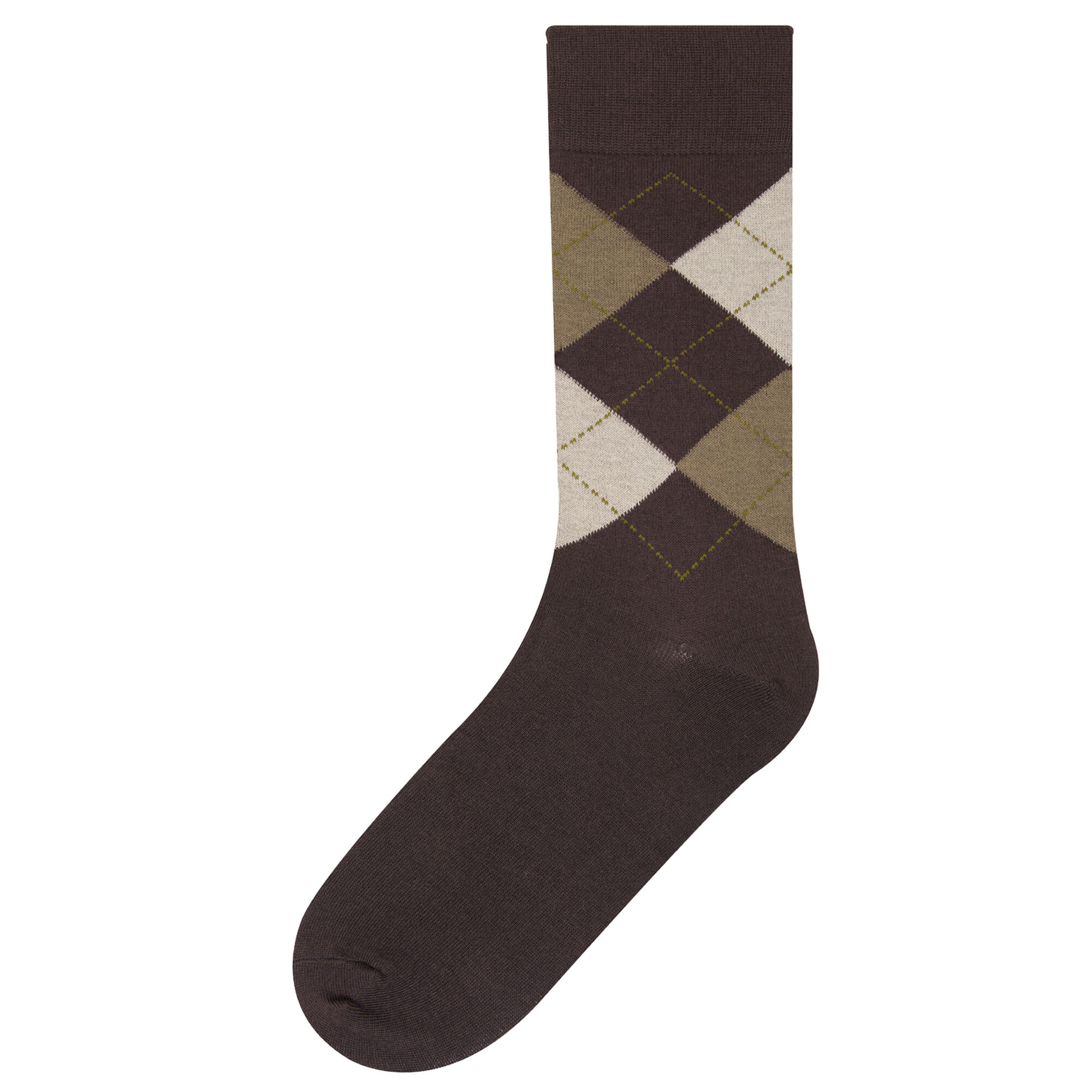 Haggar Argyle Dress Socks Bark (5R19-2022 Clothing Underwear & Socks) photo