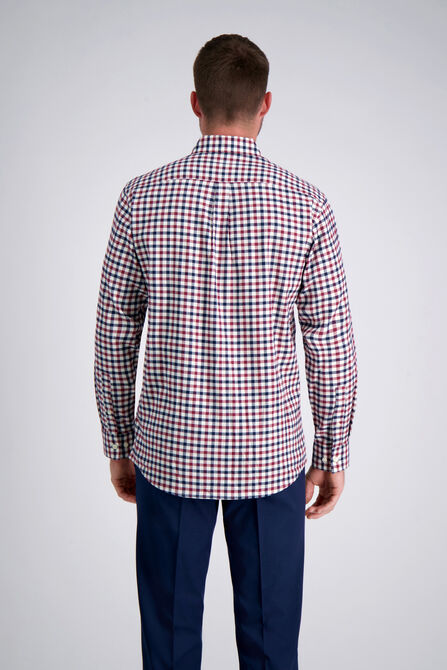 Long Sleeve Brushed Cotton Plaid Shirt,  view# 2