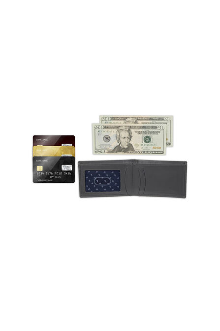 RFID Micro Slim Fold Wallet, Graphite view# 5