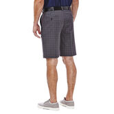 Cool 18&reg; Pro Graphic Windowpane Short, Black view# 2