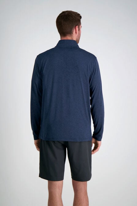 The Active Series&trade; Quarter Zip Heather Jersey, Charcoal Htr view# 5