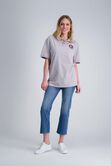 Pro Football Hall of Fame X Haggar - Vintage Wash Polo, Silver view# 6
