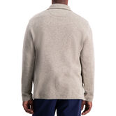 1/4 Zip Knit Fleece Sweater , Khaki view# 2