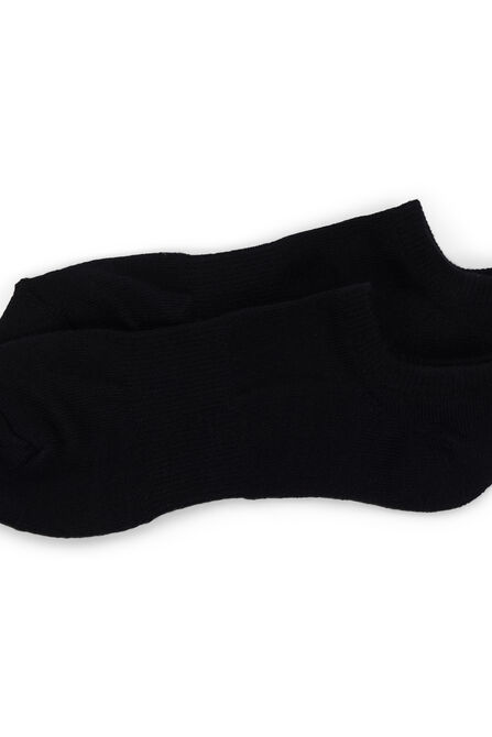 Performance Solid No Show Socks, Black view# 1