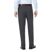 J.M. Haggar Premium Stretch Suit Pant - Pleated Front, Dark Heather Grey view# 3