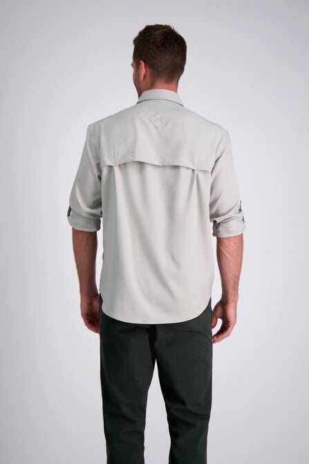 The Active Series&trade; Long Sleeve Solid Hike Shirt, Light Grey view# 2