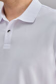 Short Sleeve Pique Polo, White view# 2
