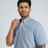 Woven Button Down Shirt - Multi Gingham,  view# 6