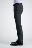 J.M. Haggar 4-Way Dress Pant, Charcoal Htr view# 3