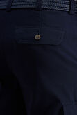 Stretch Cargo Short with Tech Pocket, Navy view# 2