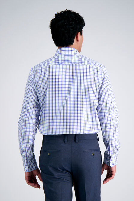 Premium Comfort Dress Shirt - Tonal Blue Check, Medium Blue view# 2