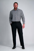 Big Smart Wash&reg; Dress Shirt - Black Check,  view# 3