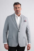 Big &amp; Tall J.M. Haggar Mini Dobby Sportcoat, Silver view# 1