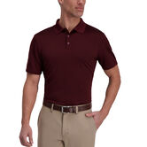 The Active Series&trade; Diamond Textured Polo, Wine Gem view# 1