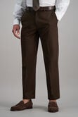 Premium No Iron Khaki,  Chocolate view# 1