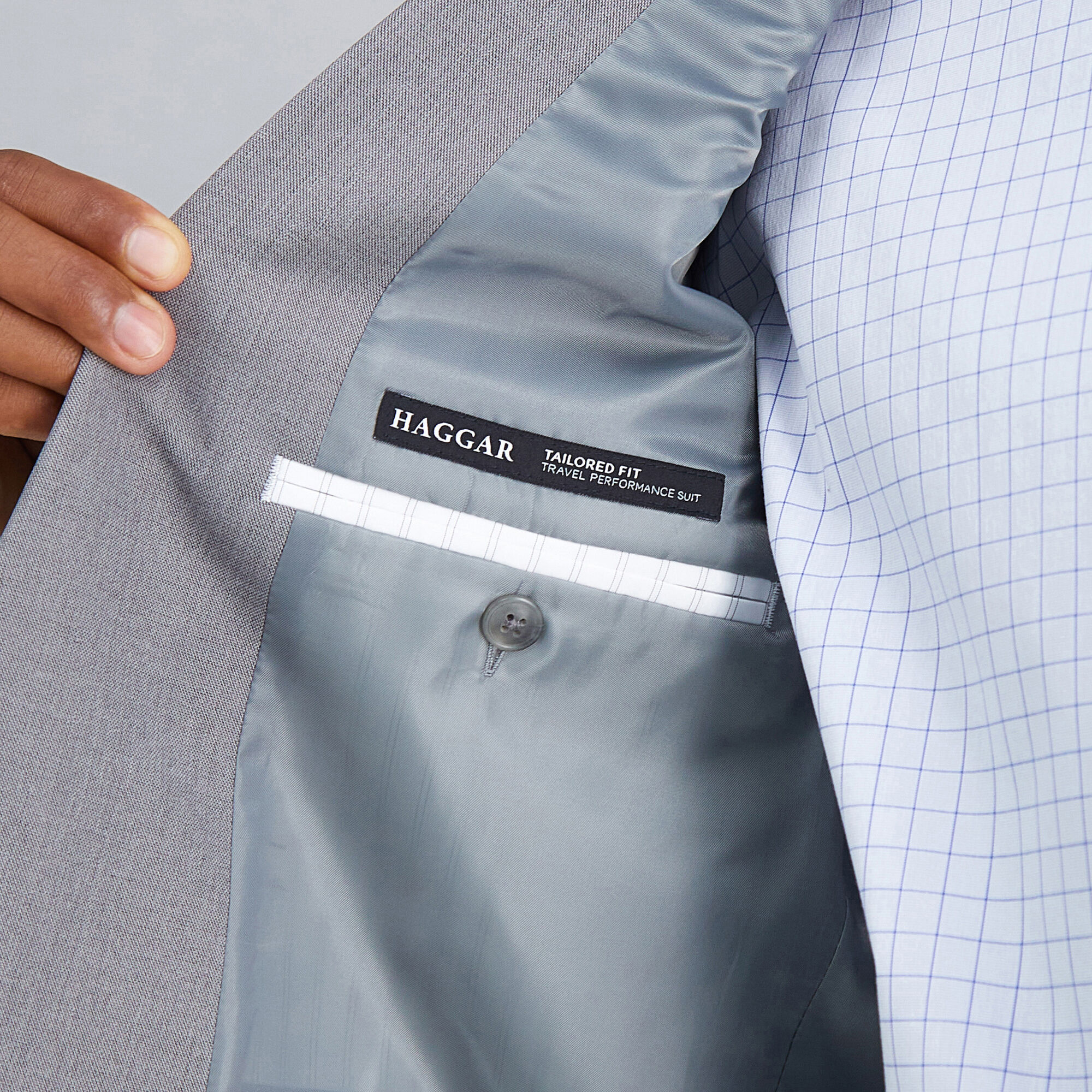 Haggar travel blazer top