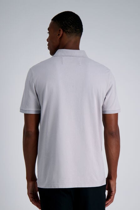 Pro Football Hall of Fame X Haggar - Vintage Wash Polo, Silver view# 3