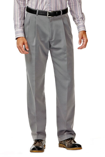 Smart Fiber Herringbone Dress Pant, Grey view# 1
