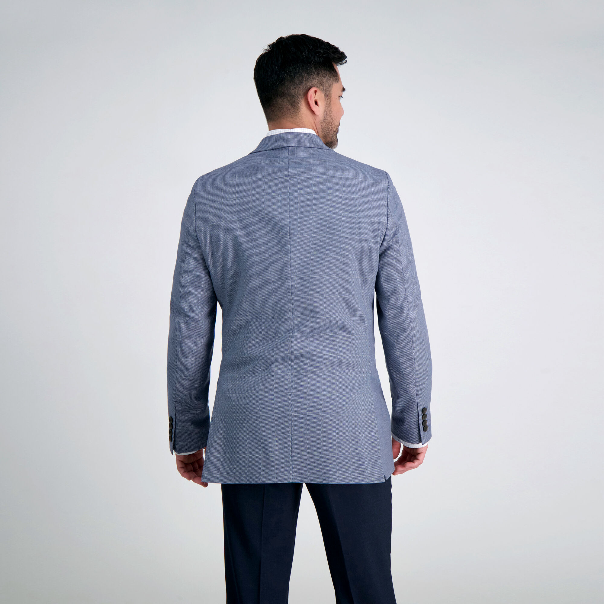 J.M. Haggar Birdseye Windowpane Sport Coat