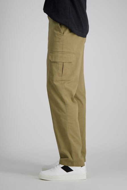Stretch Comfort Cargo Pant, Camel view# 3