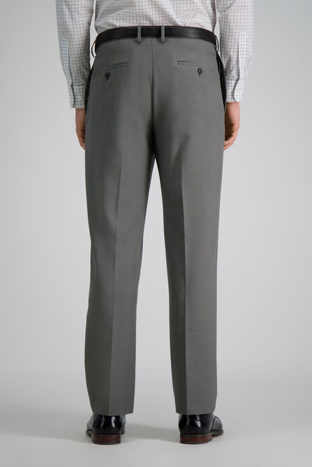 E-CLO&trade; Stria Dress Pant, Heather Grey view# 4