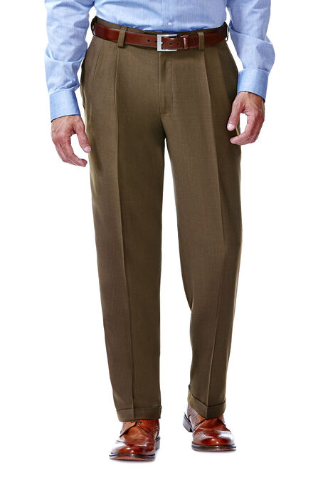 E-CLO&trade; Stria Dress Pant, Mocha view# 1