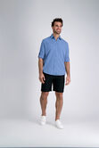 The Active Series&trade; Long Sleeve 2-Tone Plaid Hike Shirt, Light Blue view# 3