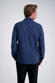 Long Sleeve Pique Shirt, Navy view# 2