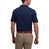 Grid Marl Golf Polo, Loondon Blue view# 2