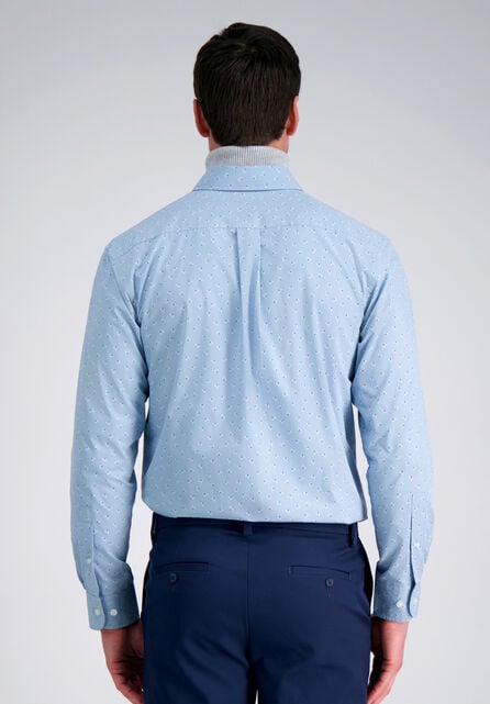 Long Sleeve Poplin Shirt, Light Blue