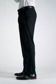 J.M. Haggar Dress Pant - Sharkskin, Black view# 3