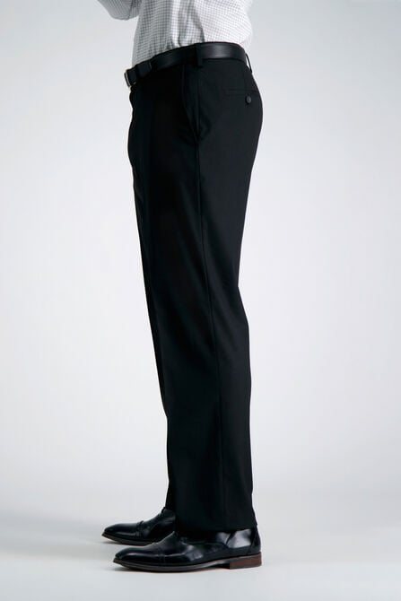 J.M. Haggar Dress Pant - Sharkskin, Black / Charcoal view# 3