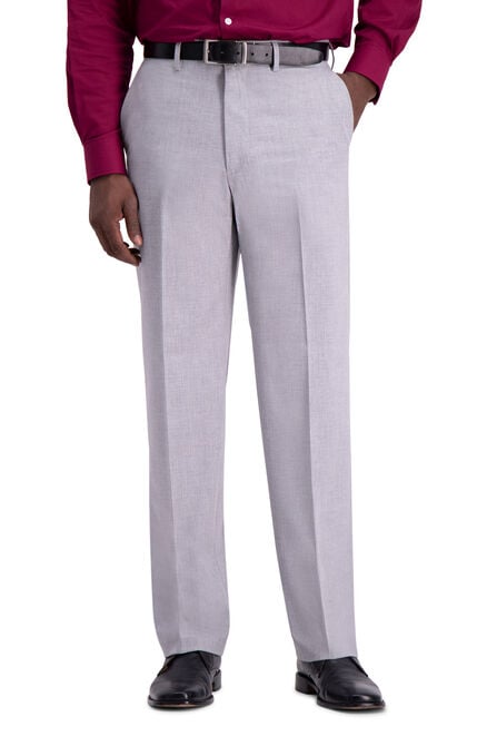 J.M. Haggar 4-Way Stretch Dress Pant, Light Grey view# 1