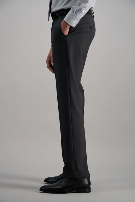 J.M. Haggar 4 Way Stretch Dress Pant, Charcoal Htr view# 5
