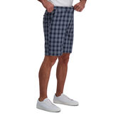 Cool 18&reg; Pro Windowpane Plaid Short, Light Grey view# 4